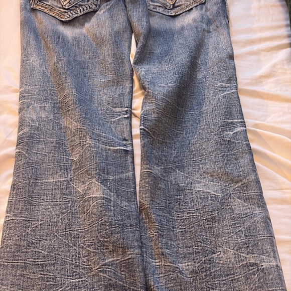 Rock Revival Distressed Blue Jeans - Picture 3 of 4